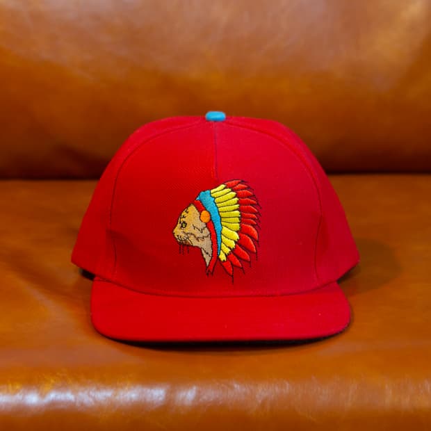 13FW 골프왕 네이티브 캣 캡 레드