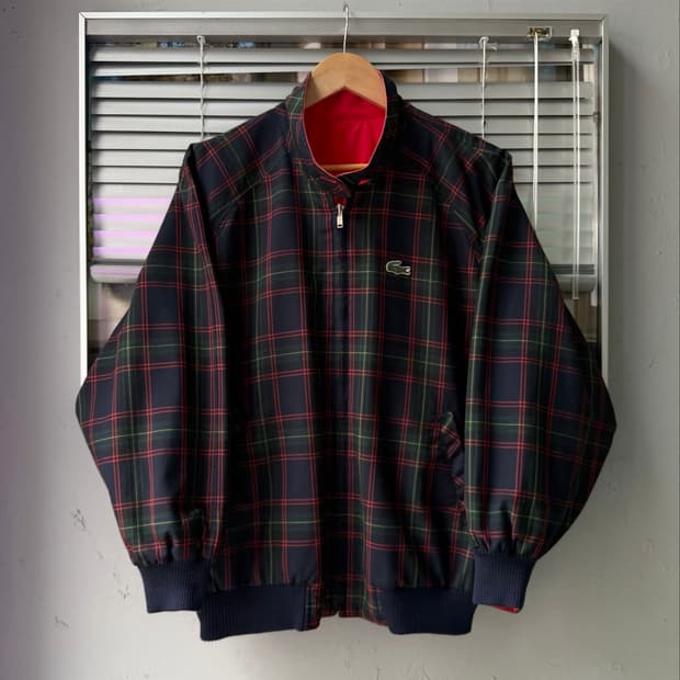 LACOSTE 90s reversible baracuta jacket