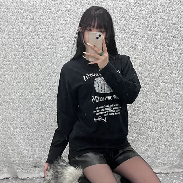 잭다니엘 희귀 올드스쿨 스트릿 빈티지 롱슬리브 90 C09716