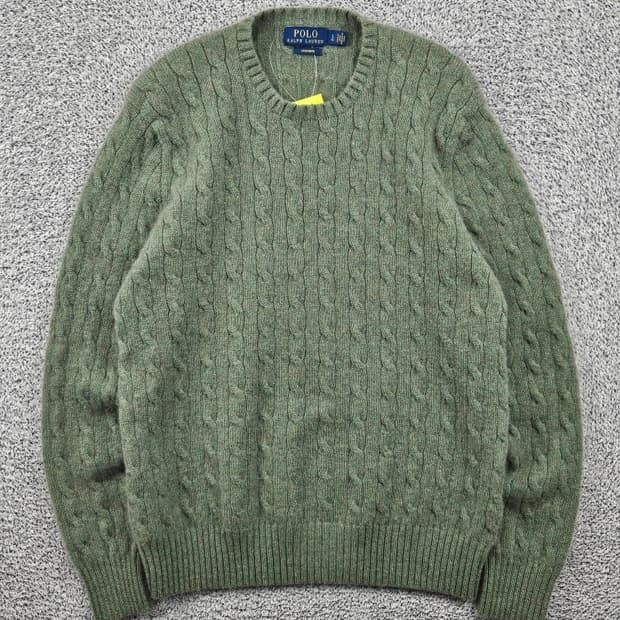 폴로랄프로렌 캐시미어 케이블 니트 스웨터 ( L ) / 11696