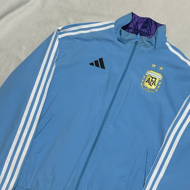 M 아디다스 아르헨티나 리버시블 앤섬 자켓