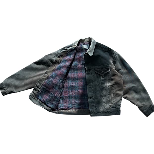 90s Carhartt Trucker Jacket Brown