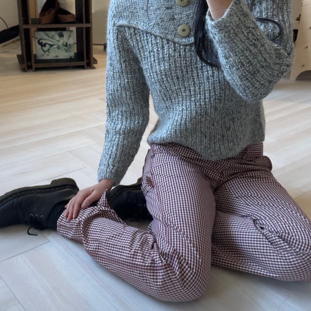 [Vintage] Botton Wool Knit