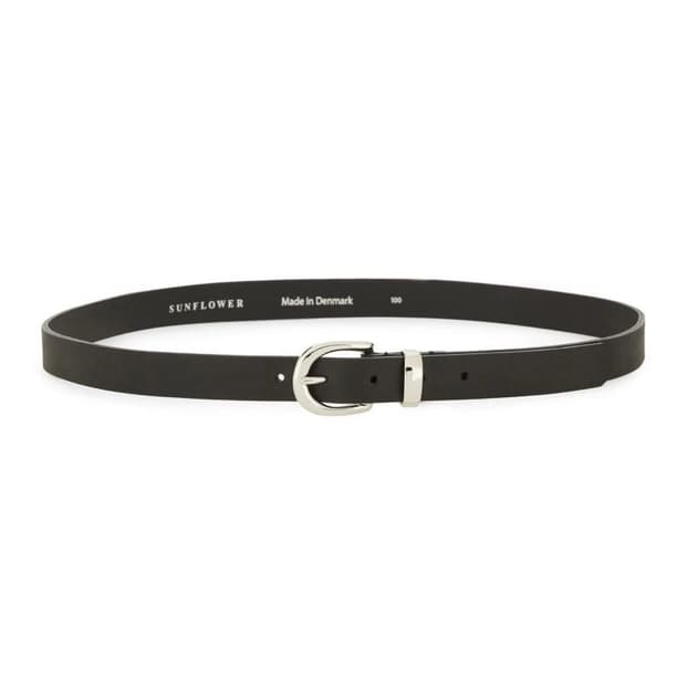 SUNFLOWER SIMPLE BELT 2,5CM Black