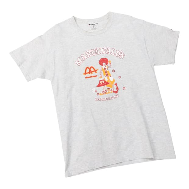 챔피온 빈티지 Maruinalds 패러디 그래픽 티셔츠 (L)