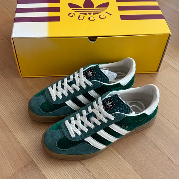 구찌 아디다스 가젤 그린 (260)
