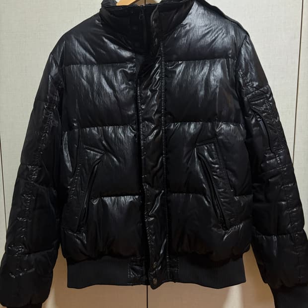 Gas 오리털 유광 패딩