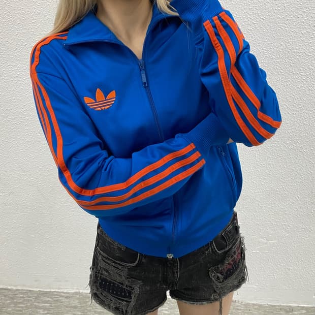 아디다스 구파이어버드 오렌지라인 블루 트랙탑 95