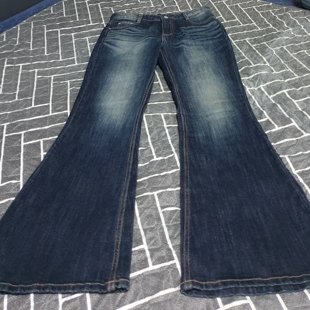 빈티지 워싱 부츠컷 데님팬츠 (28)