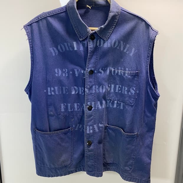 60s 프렌치 워크 베스트 조끼