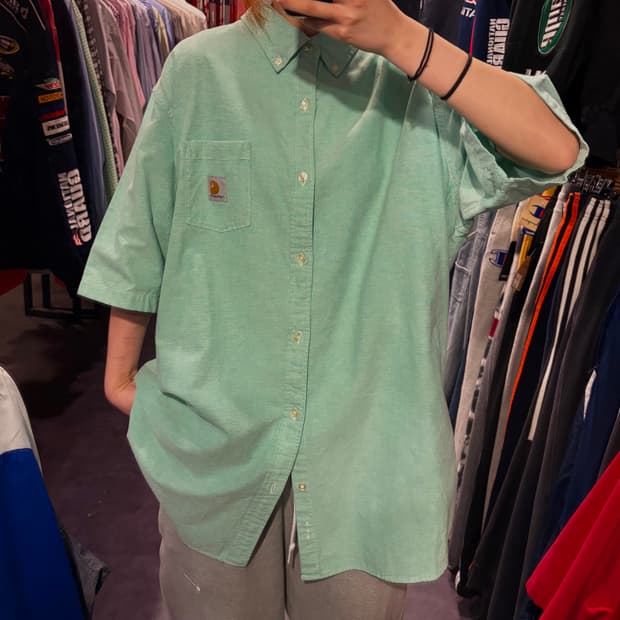 [IM] Carhartt 칼하트 반팔 셔츠 민트
