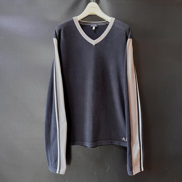 아르마니 진스 코튼 니트 