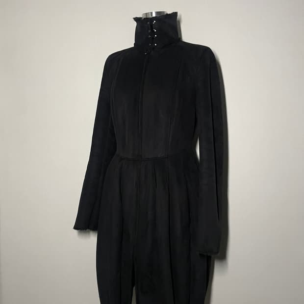 알마니 익스체인지 무스탕 퍼코트 퍼자켓