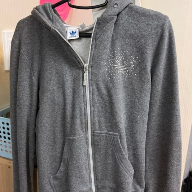 아디다스 큐빅 후드집업 갸루 미착용