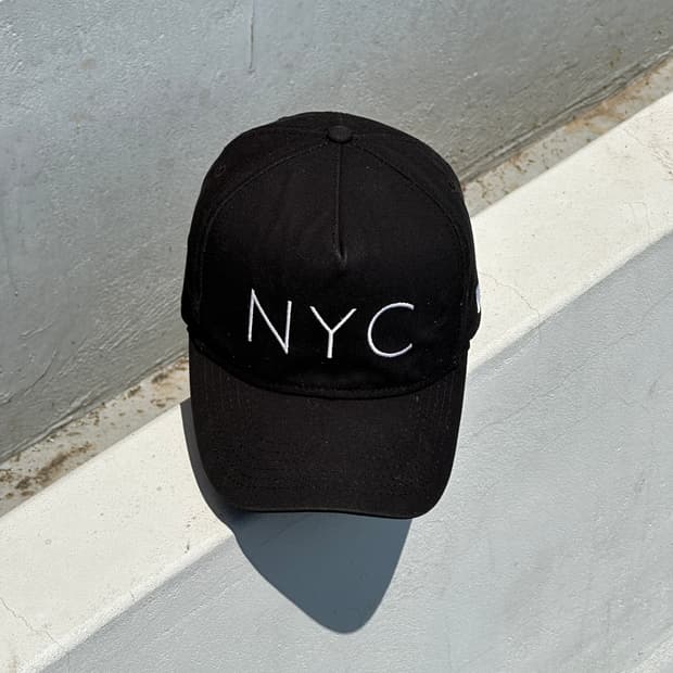 [F] 뉴에라 NYC 블랙 볼캡 모자