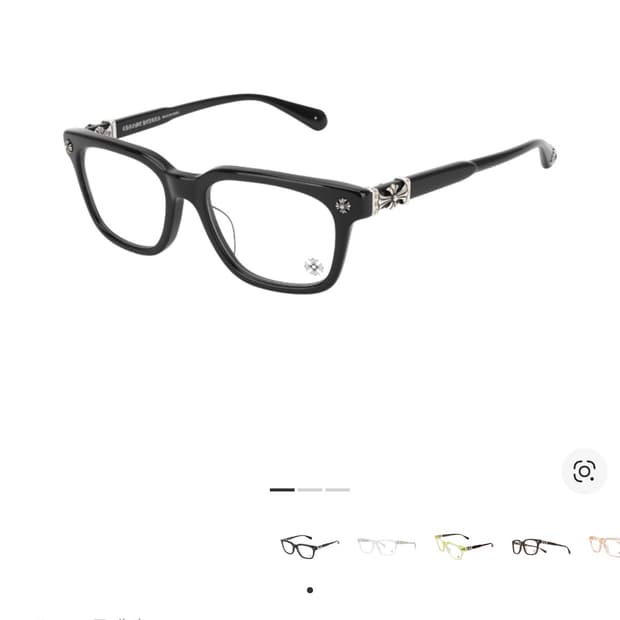 크롬하츠 콕스어커 블랙/실버 안경