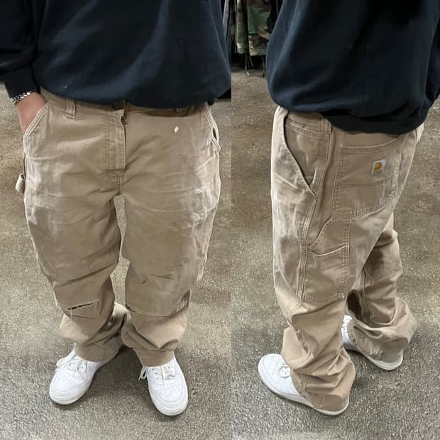 Carhartt 데미지 카펜터 팬츠 (36“)