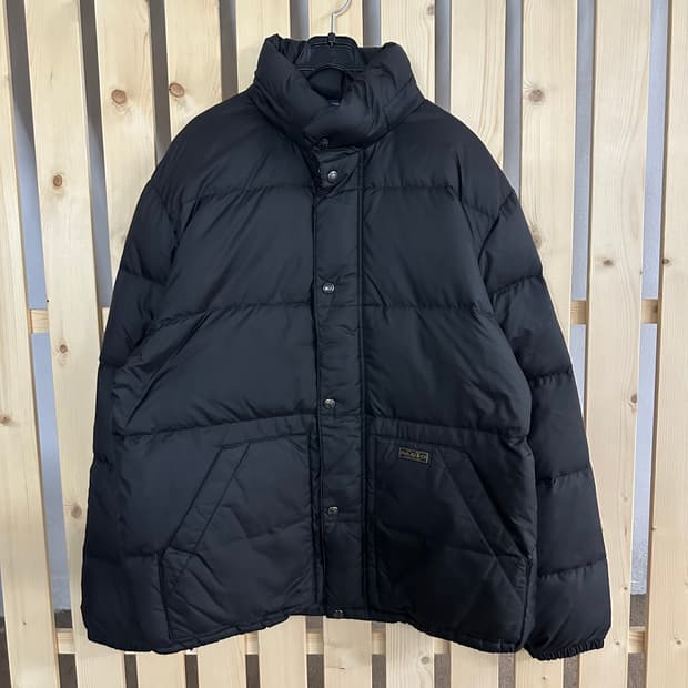 (M) 폴로 랄프로렌 블랙 덕다운 푸퍼 패딩