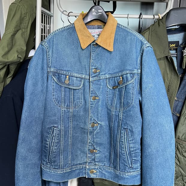 80s Lee 리 스톰라이더 데님 트러커 자켓 made in usa