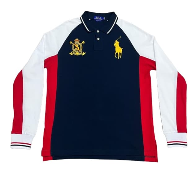 ❤️폴로 랄프로렌 커스텀핏 빅포니 네이비 럭비티 카라티❤️