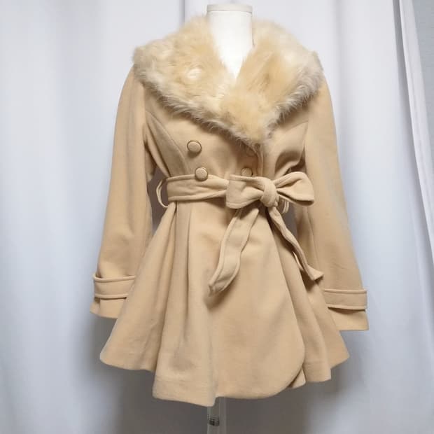 빈티지 퍼코트 달천 대장 라떼히메로맨틱갸루 캐캐체 핀터깔 원피스자켓스나계