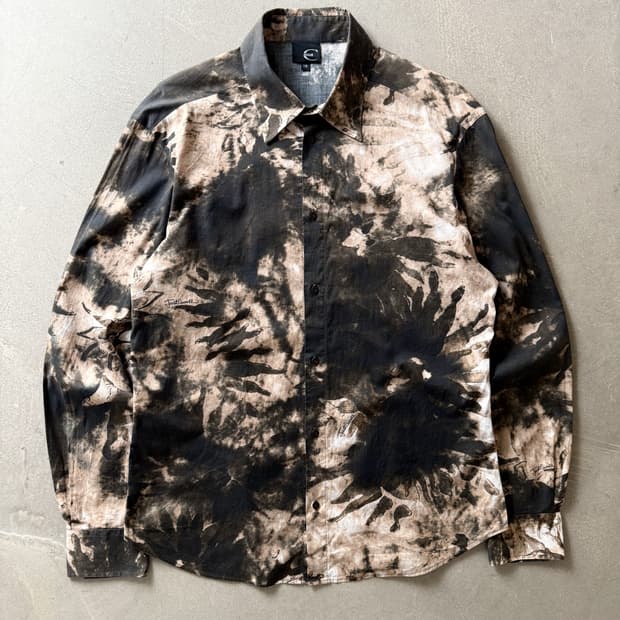 Just Cavalli Marble Dye Print Shirt
