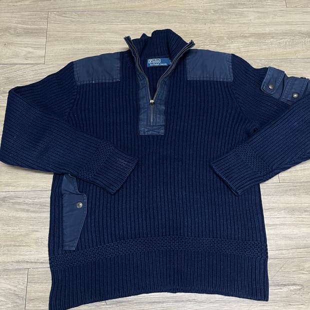 폴로 1990‘s 밀리터리 스웨터 