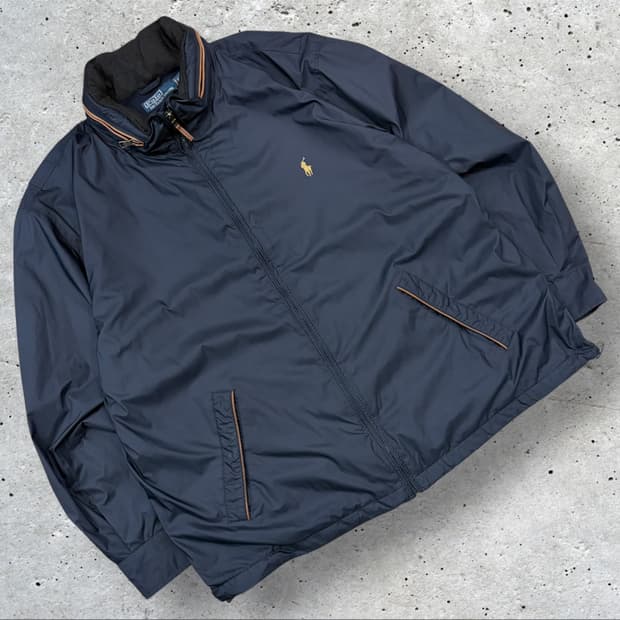 [2XL] 폴로 랄프로렌 네이비 블루종 바람막이 점퍼 D195