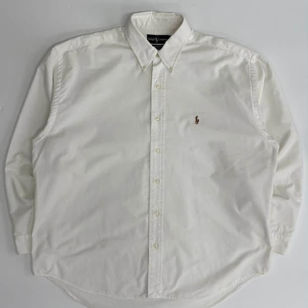 [110] 폴로 랄프로렌 야머스핏 화이트 셔츠