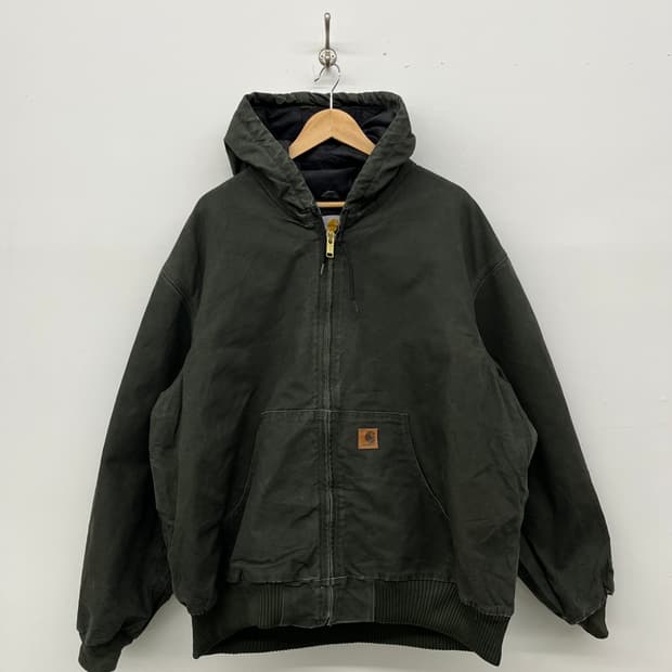 칼하트 후드 워크 자켓 카키 남/XXL
