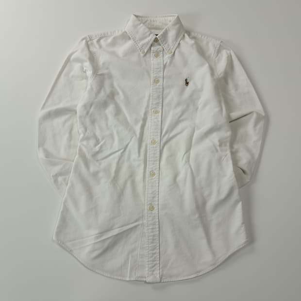 CA327 XS 폴로 커스텀핏 00s 화이트 셔츠 남방