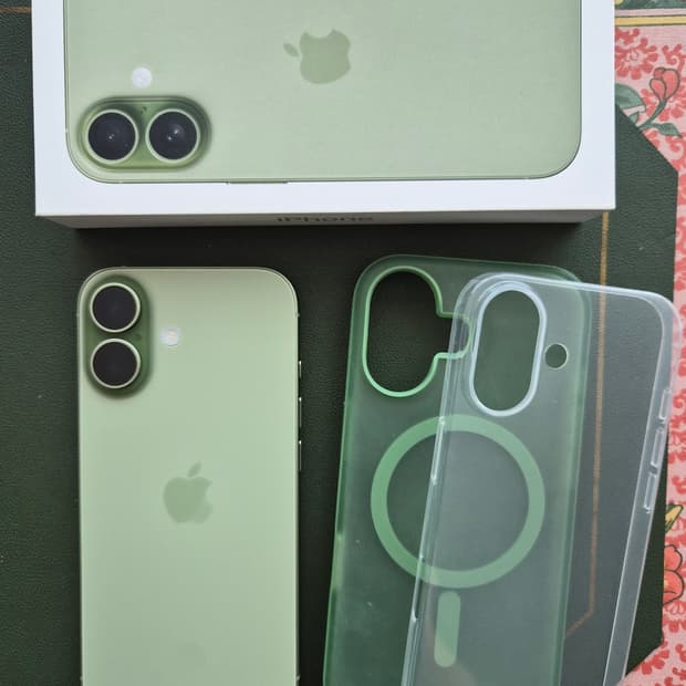 홍콩판 카메라무음 아이폰17 세이지그린 256GB 풀박스