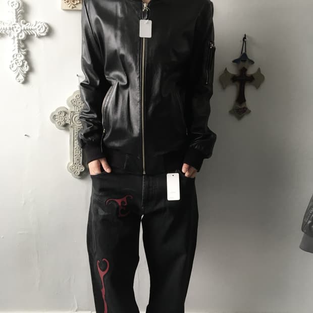 lamb Leather bomber jacket