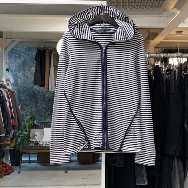 Ato 스트라이프 후드집업