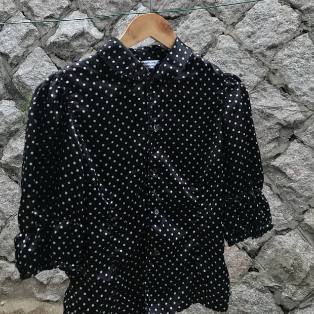 Commedes garcons 도트 블라우스