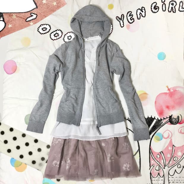 Japanese Vintage 𓇢𓆸 스즈코 모리걸 코디 세트 3p