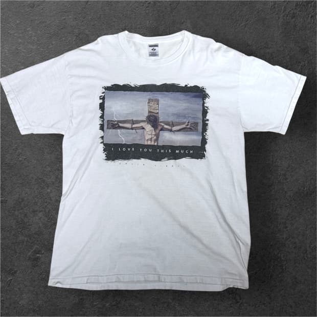 00s 빈티지 지저스 티셔츠 xl