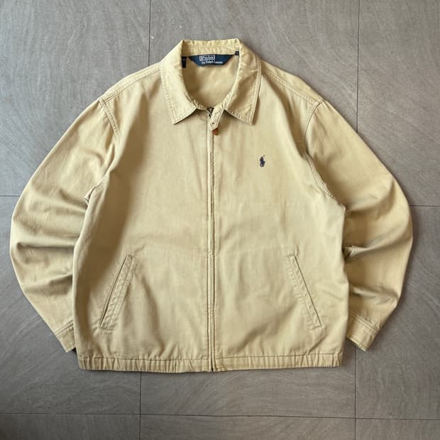 폴로 정품 베이지 스윙톱 자켓