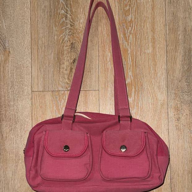 큘 포켓백 가방 핑크