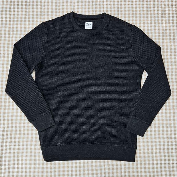 자라 긴소매 면니트 남자100