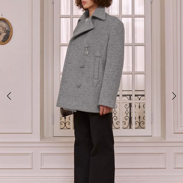 [구매] stu 피코트 그레이 L