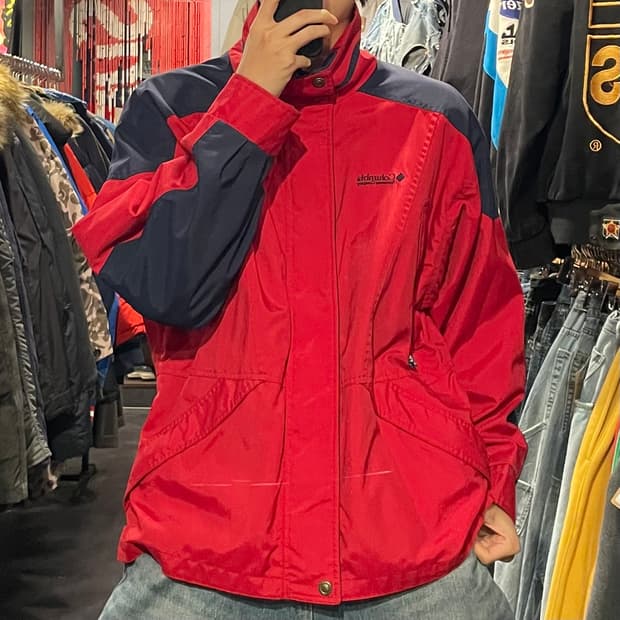 [IM] 컬럼비아 레드 바람막이