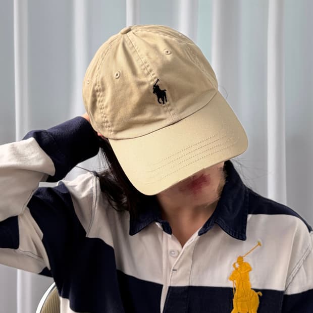 폴로 랄프로렌 클래식 코튼 치노 볼캡 모자