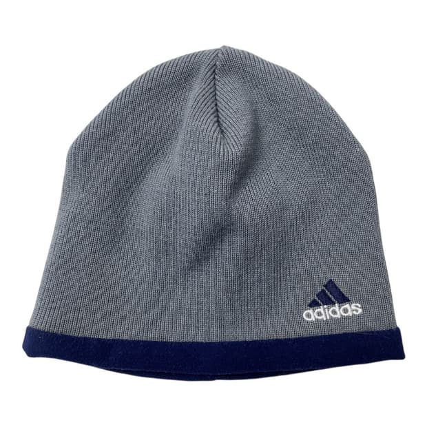 [중고] 아디다스 올드스쿨 회색/네이비 비니 모자