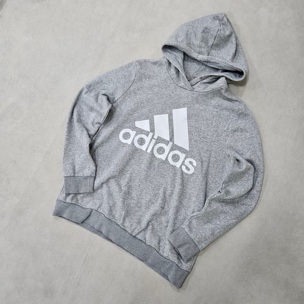 실측확인 아디다스 빅로고 후드티 0320Y