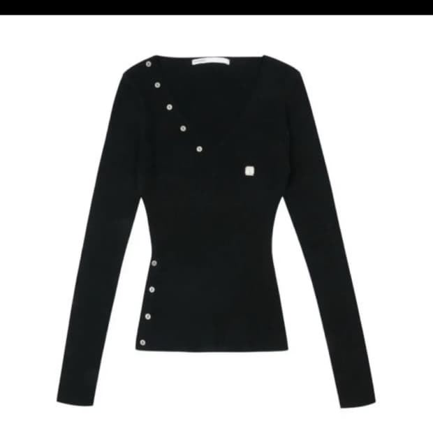 보헤미안서울 브리넥 슬릿 니트