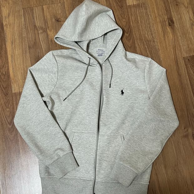 폴로 후드집업 그레이 폴로 그레이 후드집업