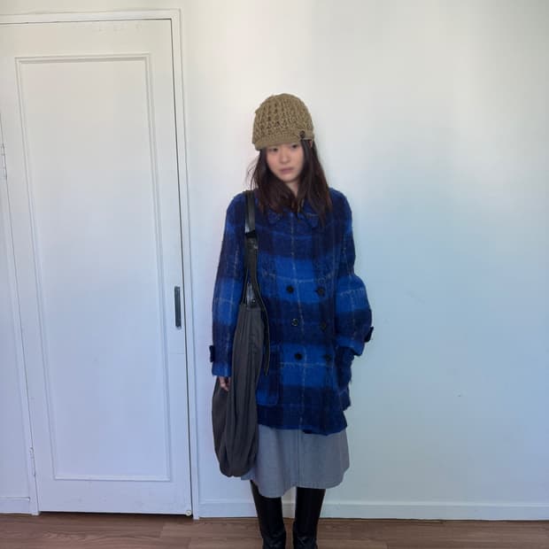 도토리 니트 비니