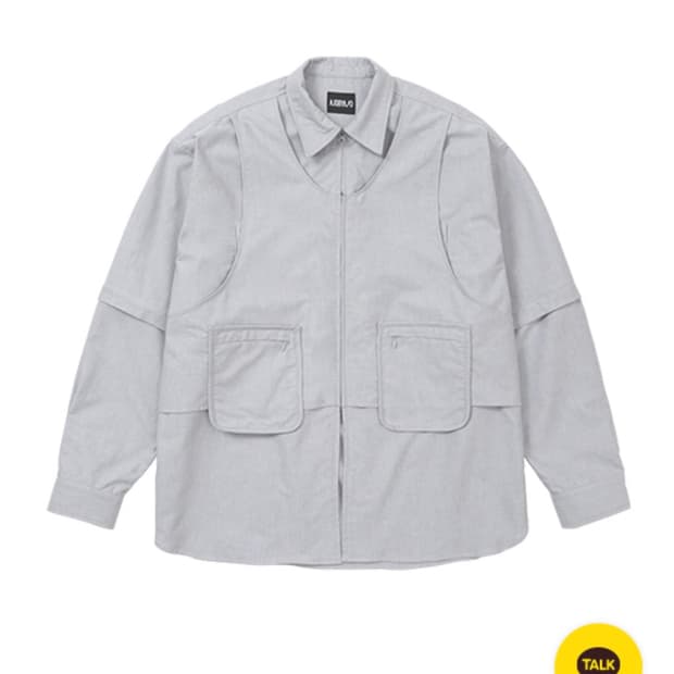 Layered Vest Oxford Shirt/L 