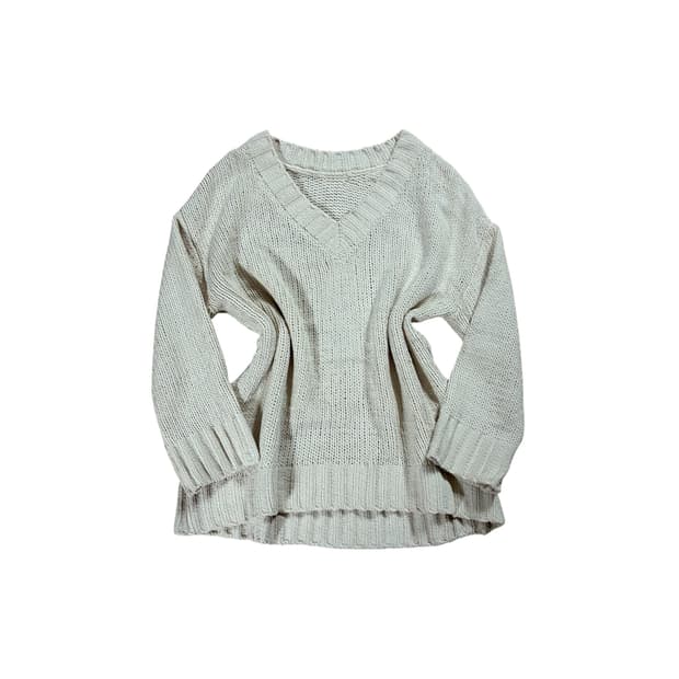 일본빈티지 브이넥 니트